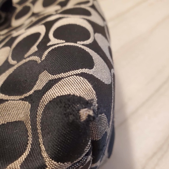 Coach F19188 Penelope Satchel in Black Logo Print - Picture 14 of 15